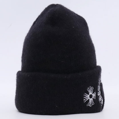 CHROME HEARTS CH Plus Horseshoe Wool Beanie Black Size F