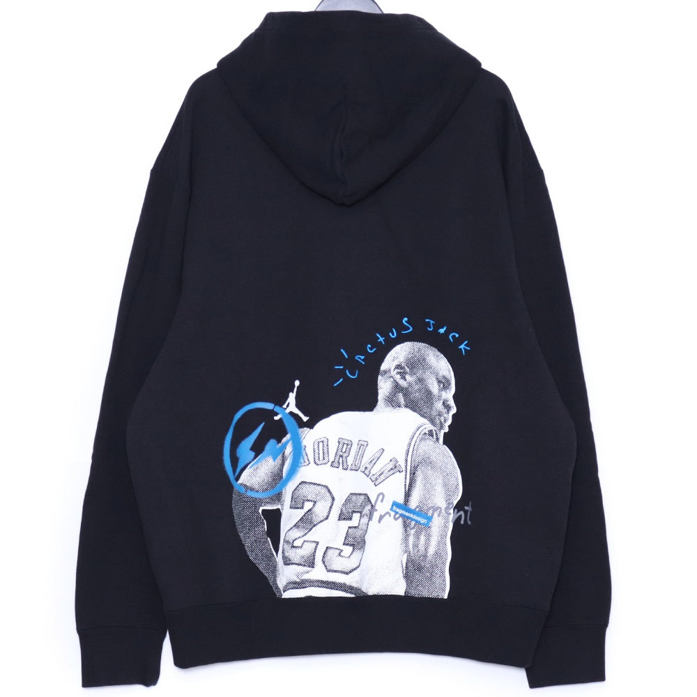 NIKE x TRAVIS SCOTT x FRAGMENT Air Hoodie Black Size 2XL