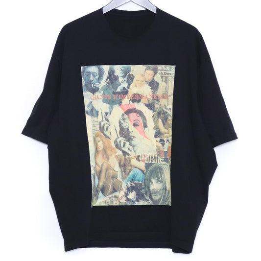 CROMAGNON Antique Print T-Shirt Black Size 1