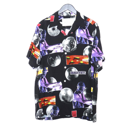 Wacko Maria DJ HARVEY S S/S Hawaiian Shirt Black Size L