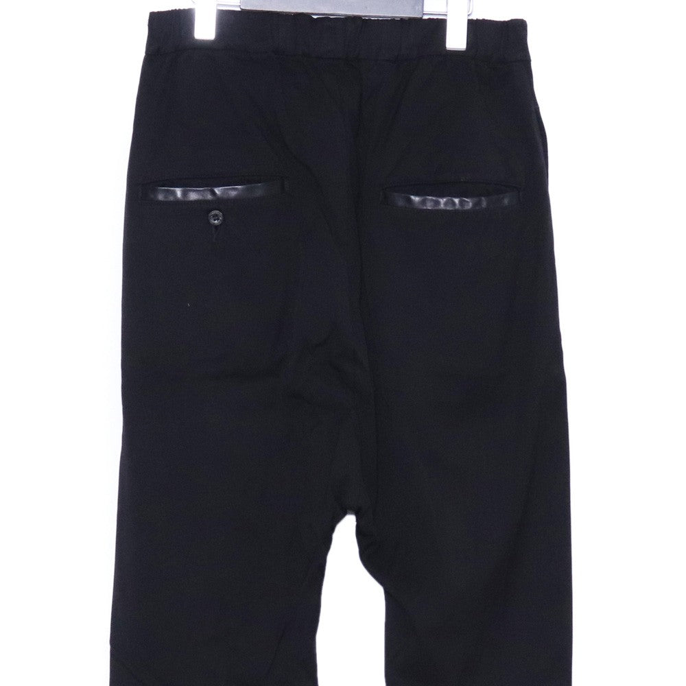ISAMU KATAYAMA BACKLASH Rayon Silk Pants Black Size S