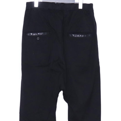 ISAMU KATAYAMA BACKLASH Rayon Silk Pants Black Size S