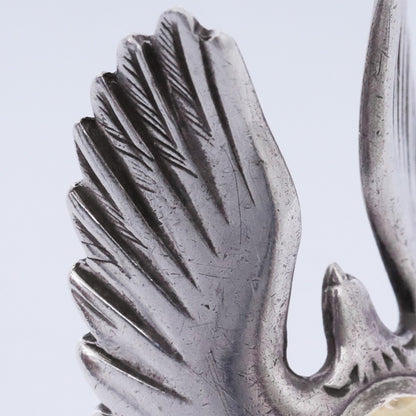 Goro's K18 Eagle Ring Silver Gold Size US 8.5