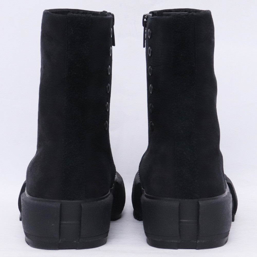 DEVOA 25AW Cow Nubuck Leather Sneakers Black Size EU 42