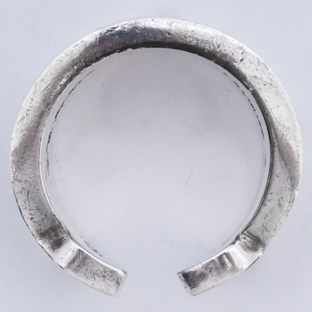 CHROME HEARTS LG Scroll Label Ring Silver Size ONE SIZE