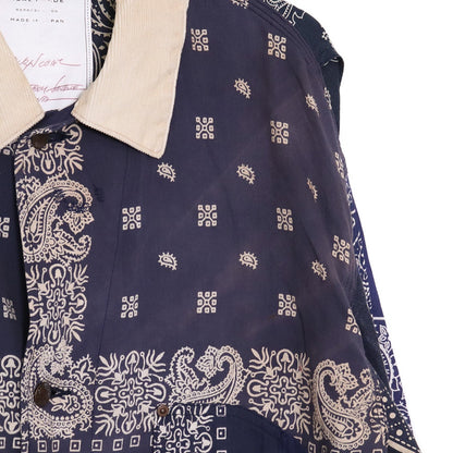 READYMADE Bandana Burn Coat Navy Size 2