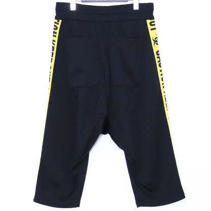BEAUTY BEAST Saruel Track Half Shorts Black Yellow Size M