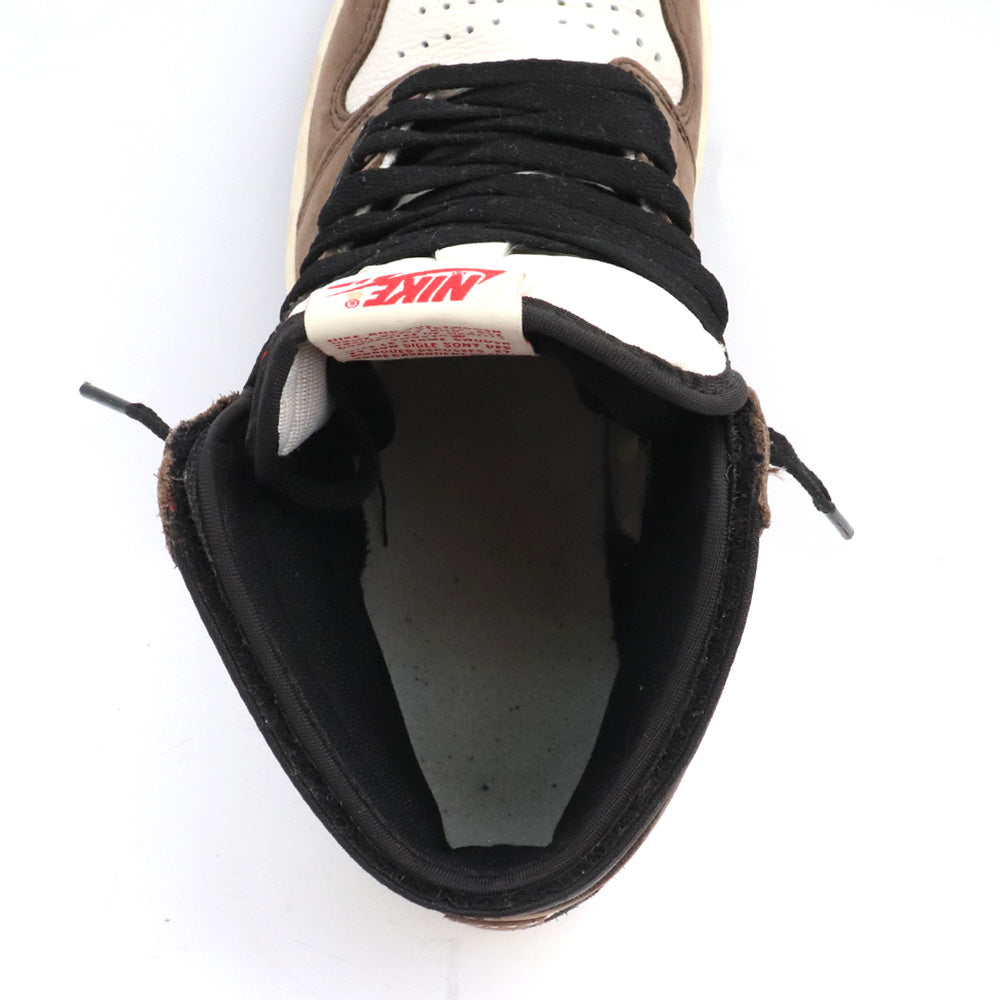 Travis Scott Air Jordan 1 Retro Mocha Sneakers Size 26cm