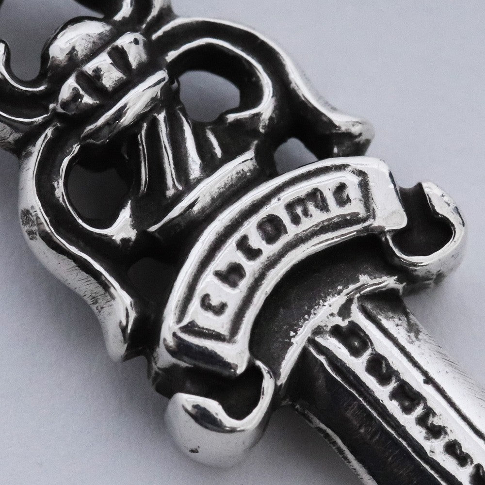 CHROME HEARTS #5 Dagger Charm Silver Size F