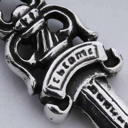 CHROME HEARTS #5 Dagger Charm Silver Size F