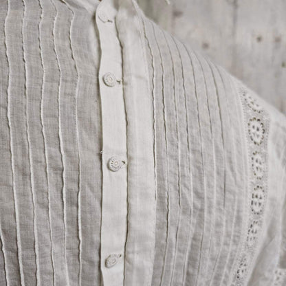 Euro antique Victorian Cotton Dress White