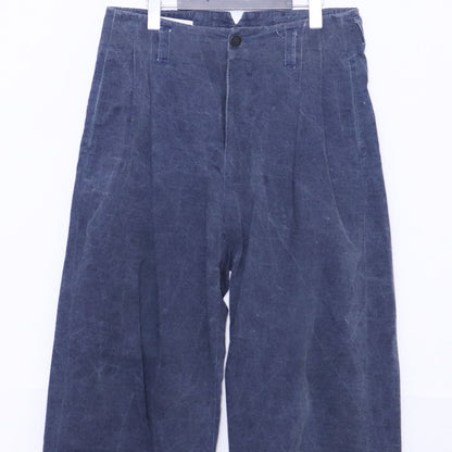 HANNIBAL Washed Two-Tuck Wide Casual Pants Size 46