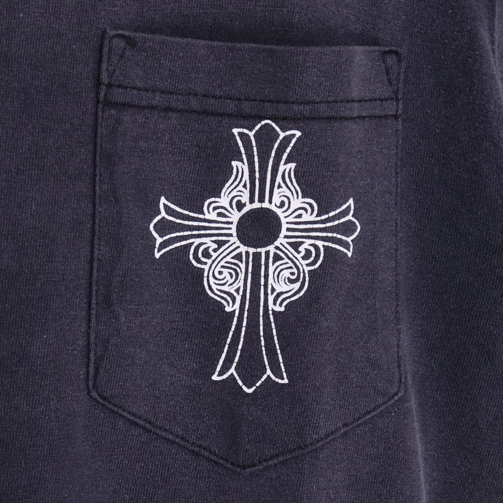 Chrome Hearts Faded OLD T-BAR CH Cross T-Shirt Black Size M