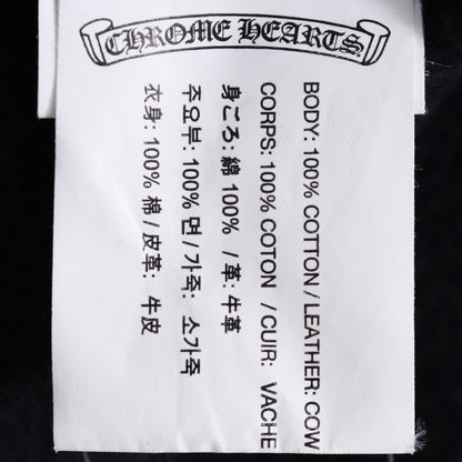 CHROME HEARTS Y NOT Cemetery Cross Sweatshirt Black Size L