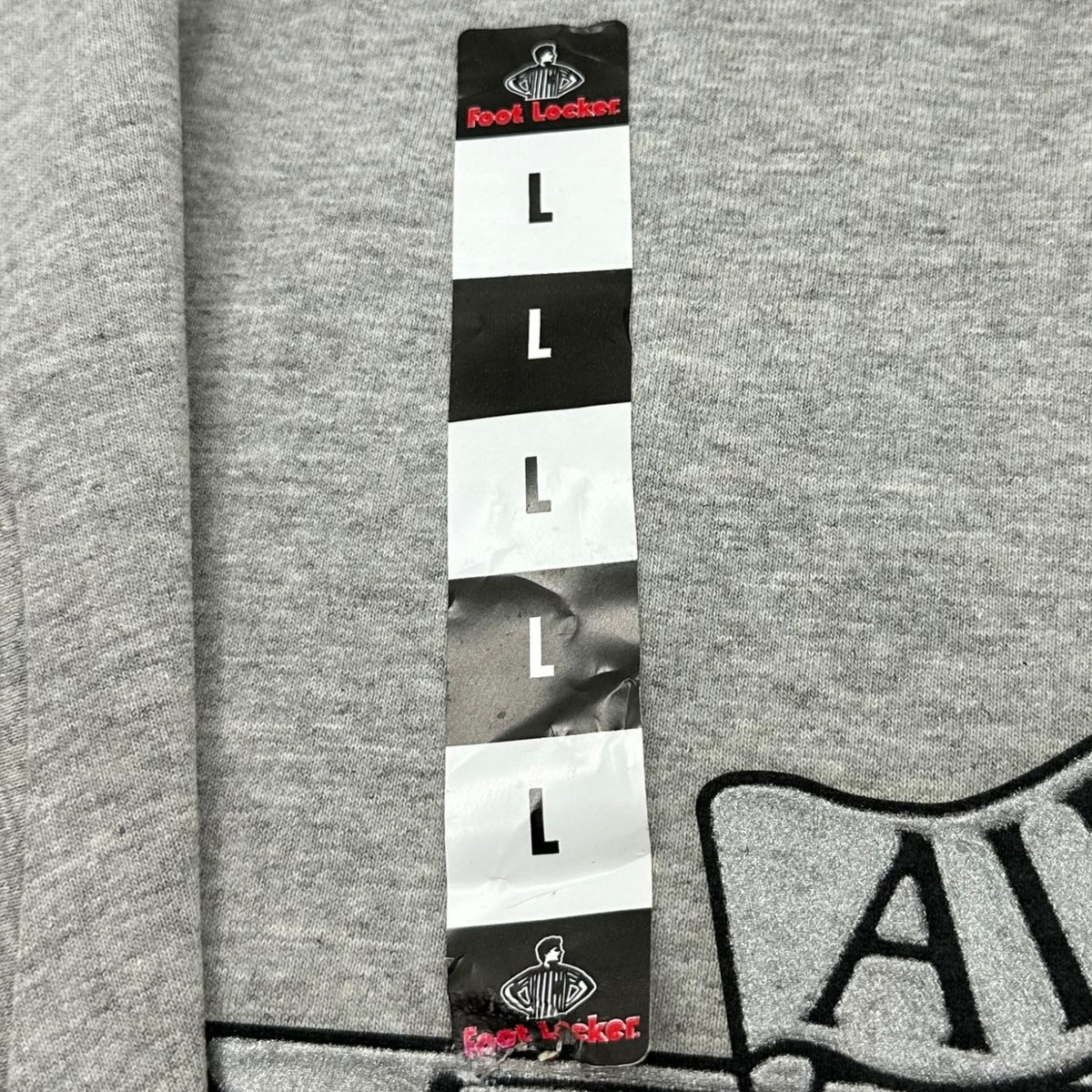 NIKE 90s Jordan Wing Logo 3D Print T-Shirt Gray Size L