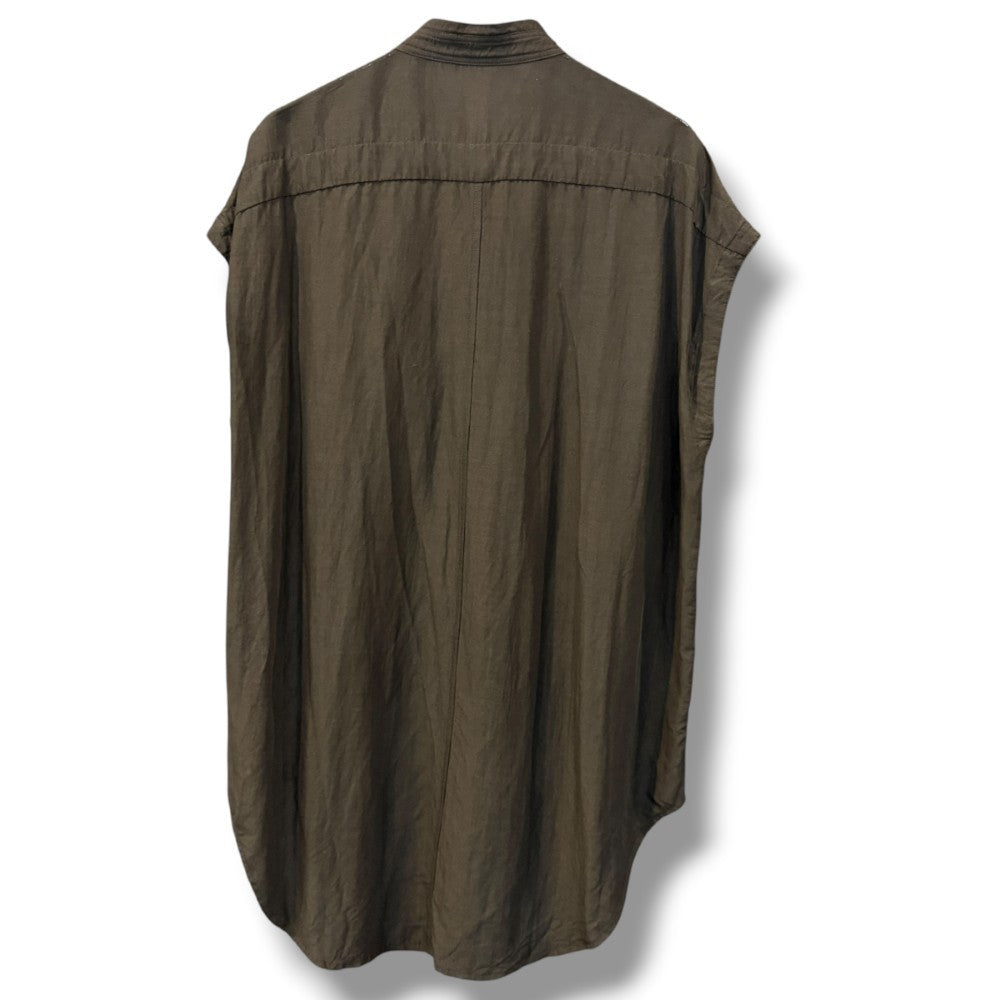 JULIUS 25SS Sleeveless Drop Shoulder Shirt Black Size 2