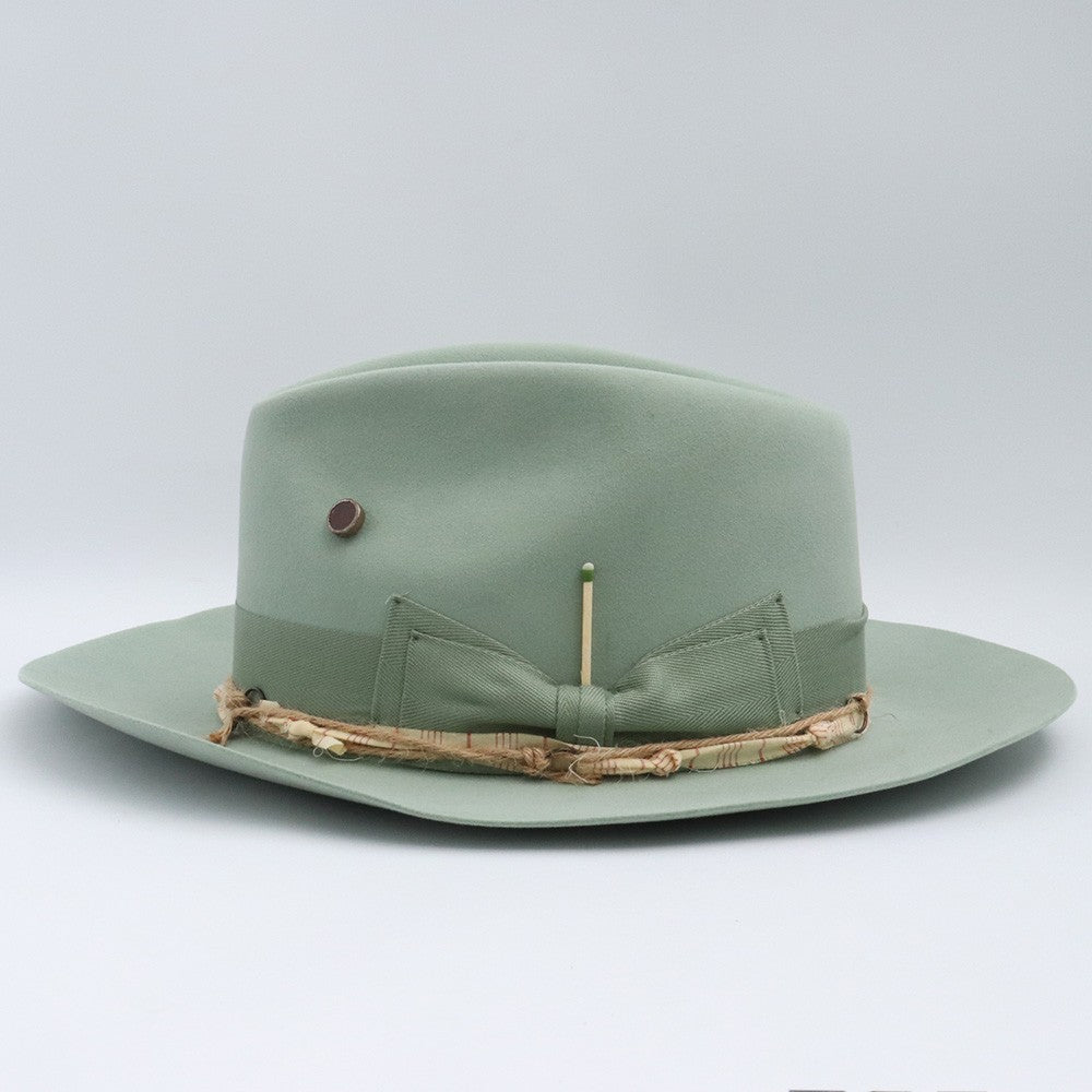NICK FOUQUET Double Eleven Hat Green Size 7 1/8