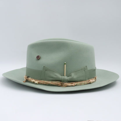 NICK FOUQUET Double Eleven Hat Green Size 7 1/8