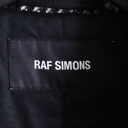 RAF SIMONS 18AW Houndstooth Padded Parka Gray Size 48