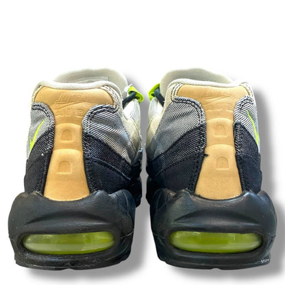 DENHAM NIKE AIR MAX 95 VOLT Yellow Sneakers Size 26.5cm