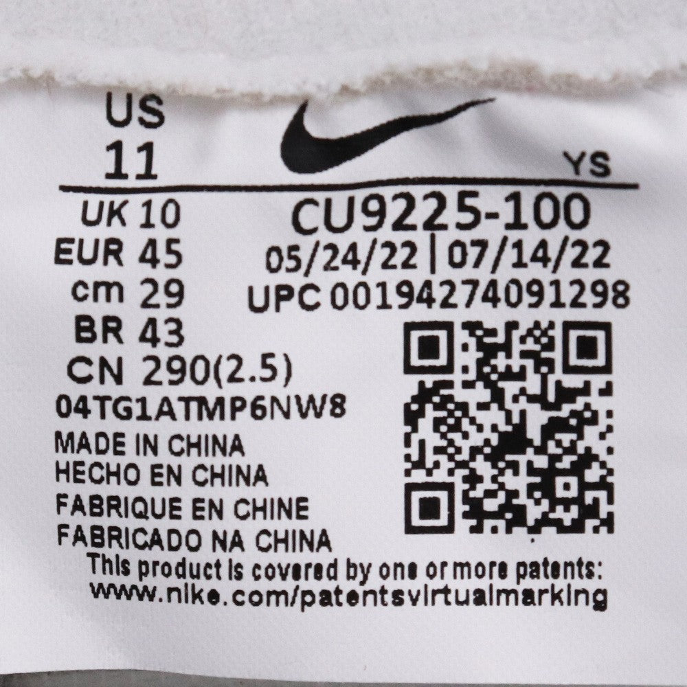SUPREME x NIKE Air Force 1 Low White Sneakers Size 29cm