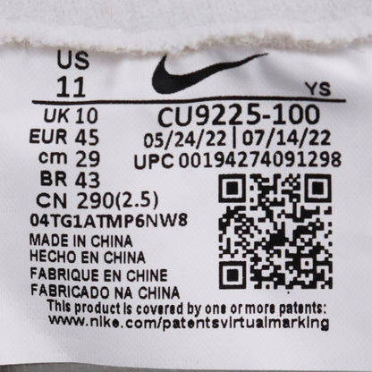SUPREME x NIKE Air Force 1 Low White Sneakers Size 29cm