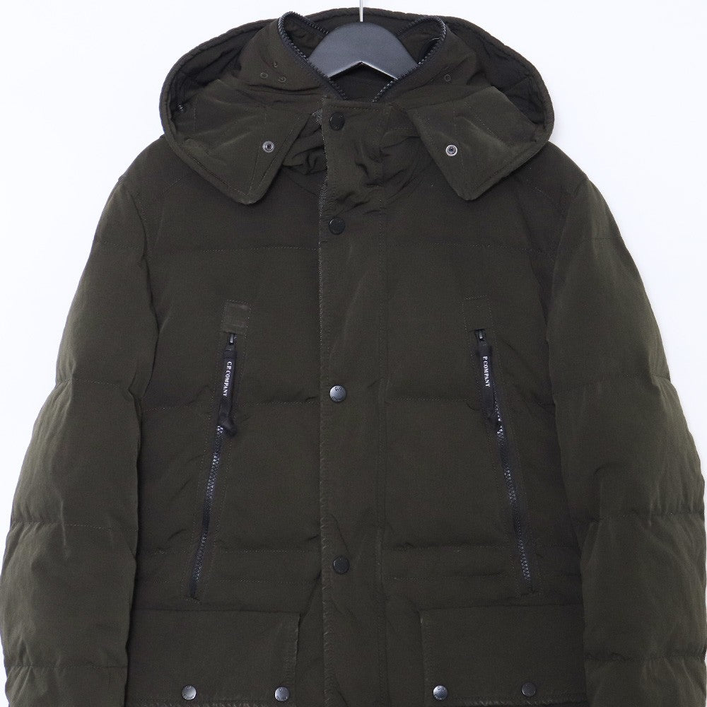 C.P COMPANY Goggle Down Jacket Khaki Size 48