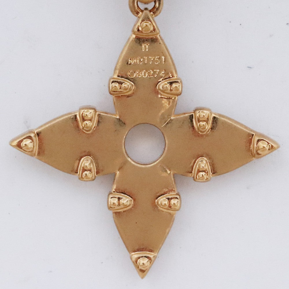 LOUIS VUITTON LV Rope Pendant Necklace Gold Size F
