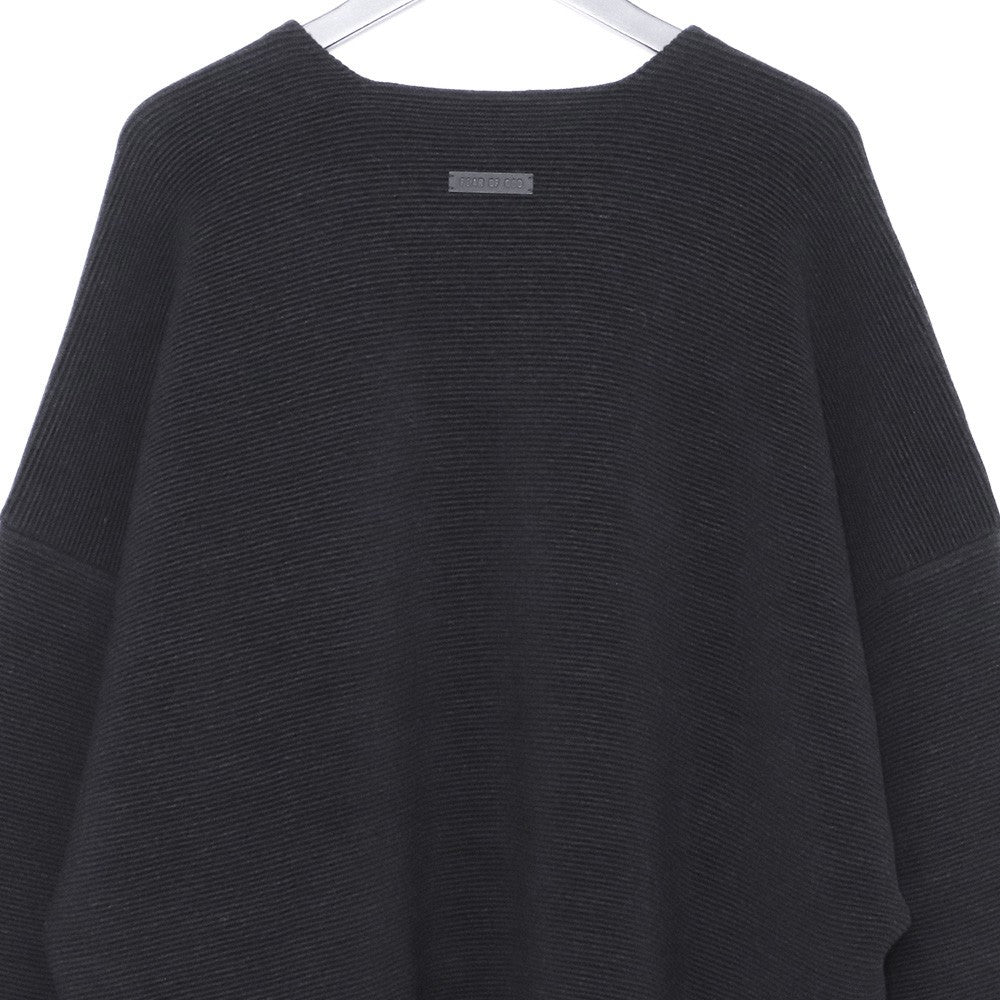 FEAR OF GOD Black Dropped Shoulder Crewneck Sweater Size L