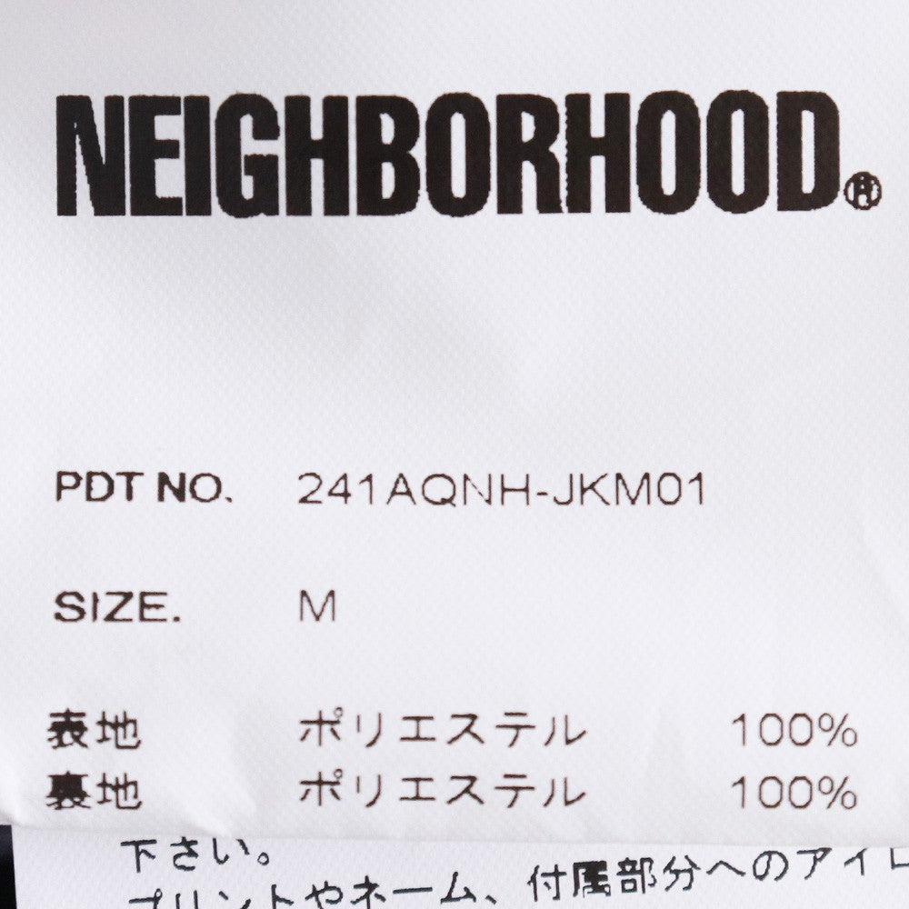 NEIGHBORHOOD 24SS Nylon Track Jacket Black Size M