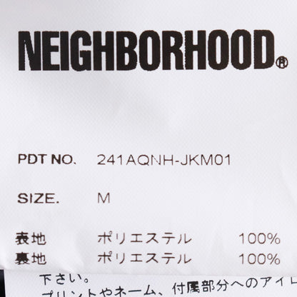 NEIGHBORHOOD 24SS Nylon Track Jacket Black Size M