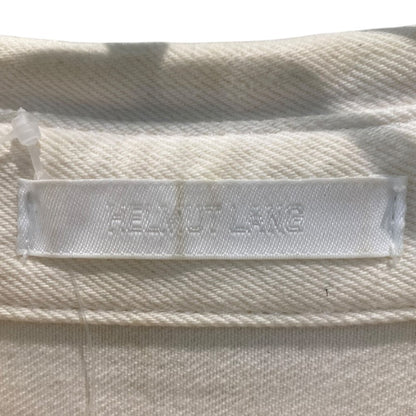 Helmut Lang Long Sleeve Painted Denim Shirt Jacket Ivory Size 38