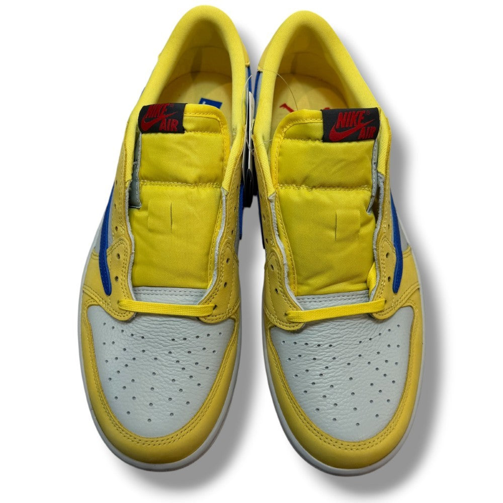 NIKE x TRAVIS SCOTT Air Jordan Canary Yellow Sneakers Size WMNS 28cm