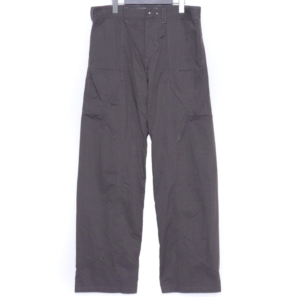 GRAY 25SS 12-Pocket Panel Pants Black Size 46