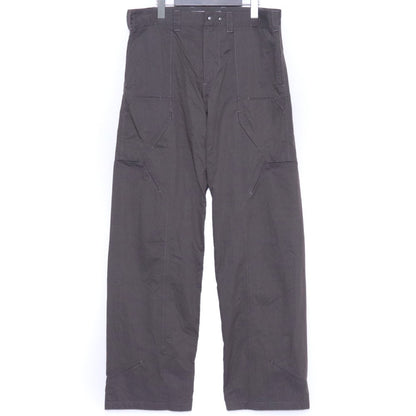 GRAY 25SS 12-Pocket Panel Pants Black Size 46