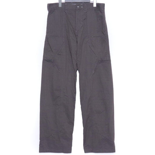 GRAY 25SS 12-Pocket Panel Pants Black Size 46