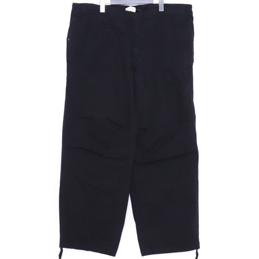 TEN C 25SS Cotton Gabardine Army Cargo Pants Black Size 48