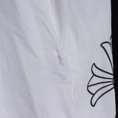 CHROME HEARTS OLD Sleeve Cross Print T-Shirt White Size L