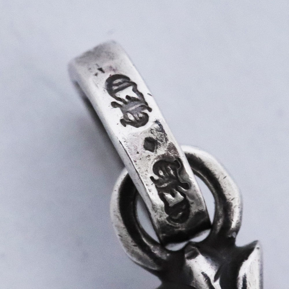 Chrome Hearts Babyfat CH Cross Charm Silver Size F