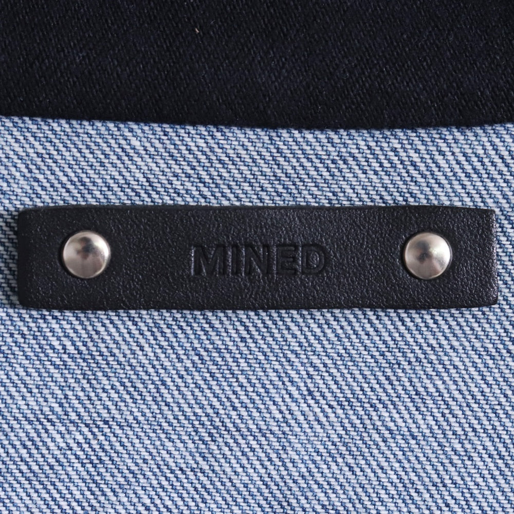 MINEDENIM B.Covered Denim Tuxedo Gilet Black Size 2
