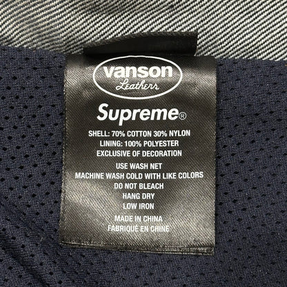 SUPREME 25SS Vanson Cordura Cotton Pants Blue Size 30