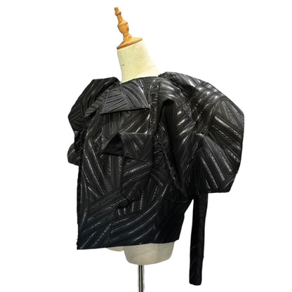 COMME des GARCONS 26SS Deconstructed Jacket Black Size XS