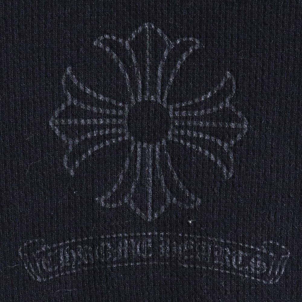 CHROME HEARTS Old CH Plus Thermal Long Sleeve Tee Black Size M