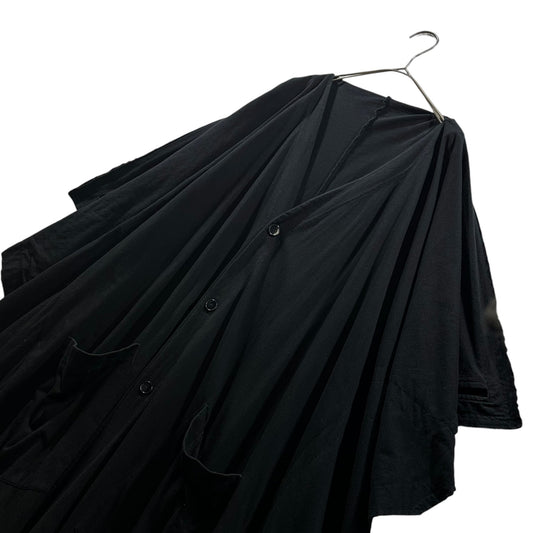 Ground Y Half-Sleeve Kimono Long Cardigan Black Size 1