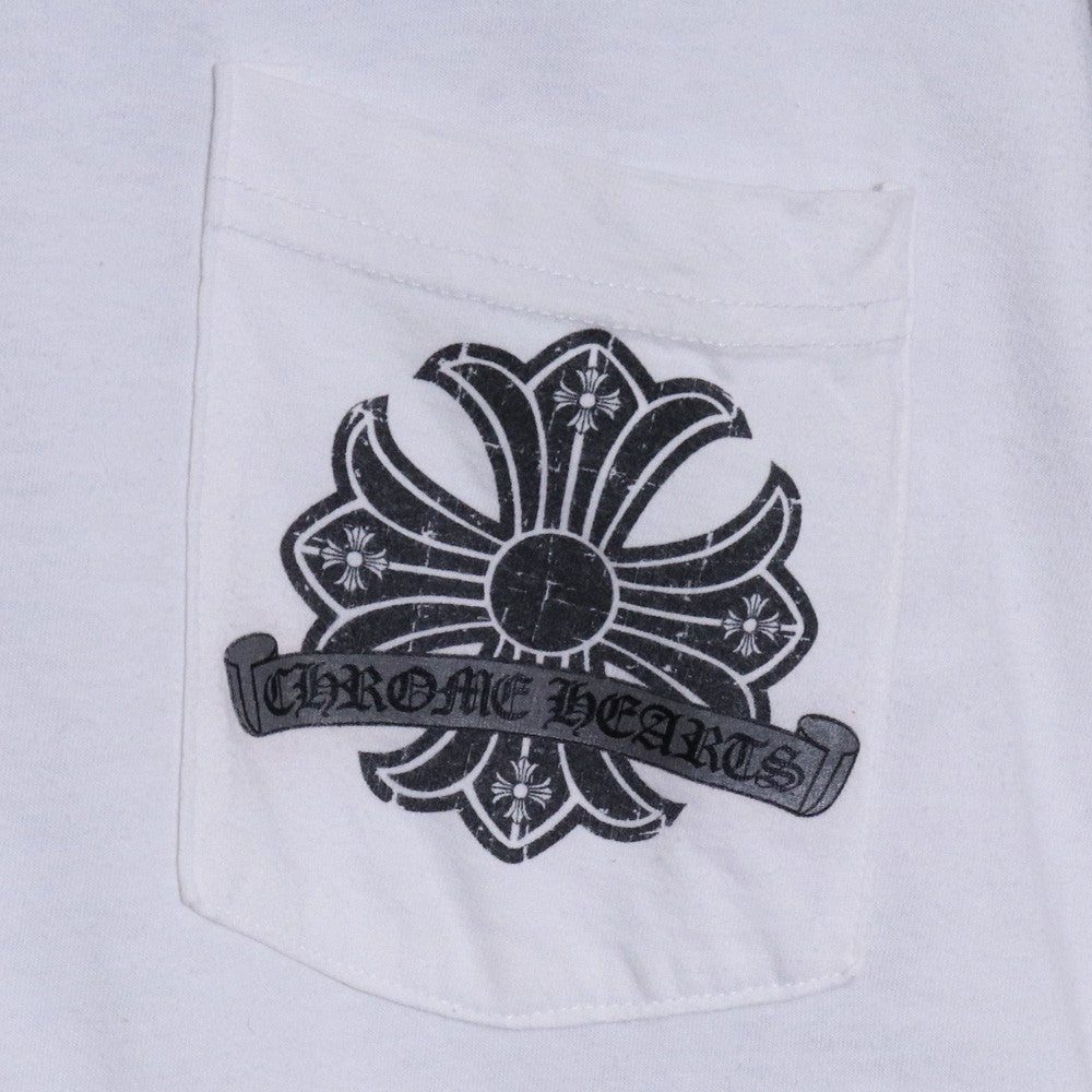 CHROME HEARTS OLD CH Plus Horseshoe T-Shirt White Size M