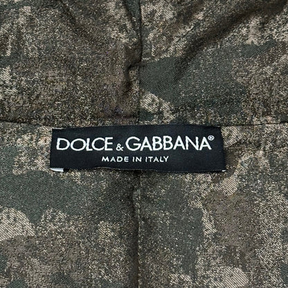 DOLCE&GABBANA Camouflage Quilted Jacket Green Size 44