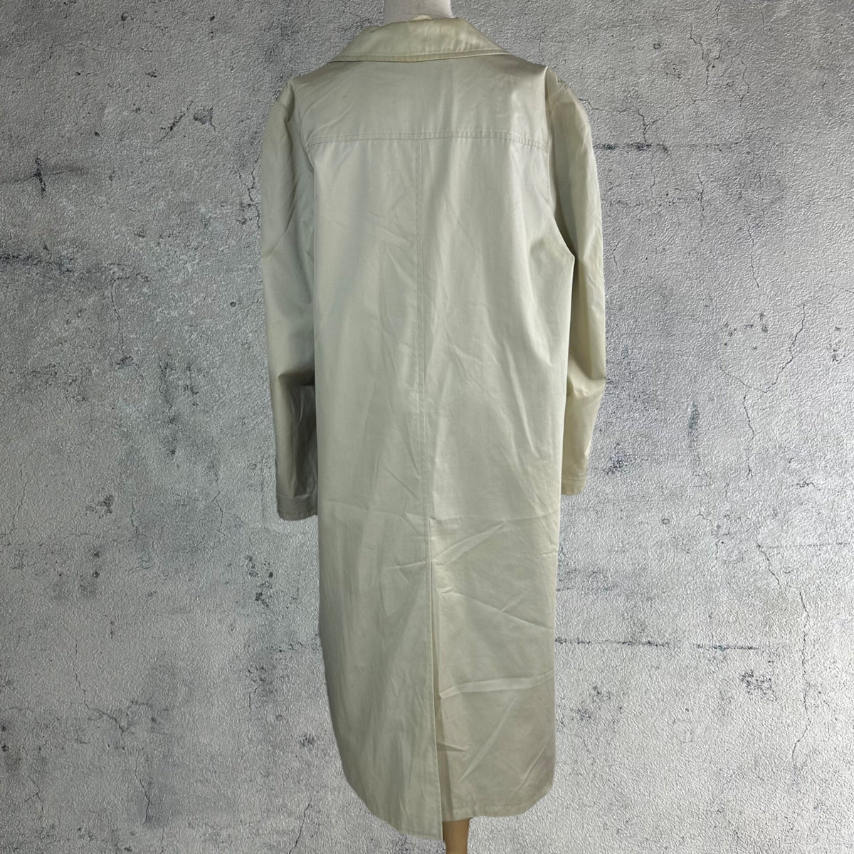 Euro vintage 70s Cotton Blend Trench Coat Size 42