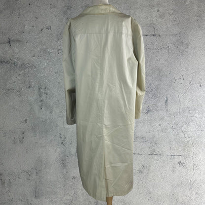 Euro vintage 70s Cotton Blend Trench Coat Size 42