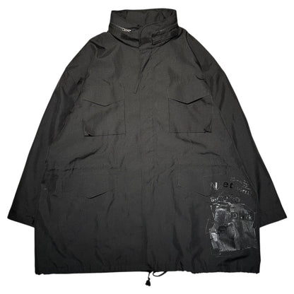 MAISON MARGIELA 24SS Invitation Zip Nylon Coat Size 42