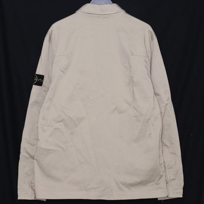 STONE ISLAND Full Zip Shirt Jacket Sand Size XL